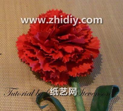 折纸康乃馨花视频教程,折纸康乃馨花教程详解